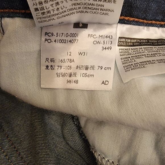 Levi’s Denim Capris Size 12 31 - Picture 5 of 5